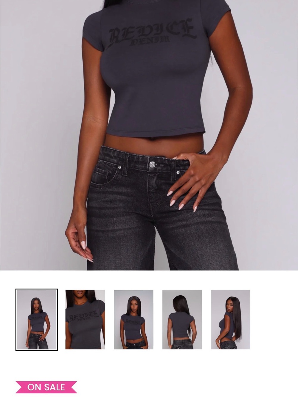 REVICE BEVERLY BABY TEE / ENTOURAGE STEEL